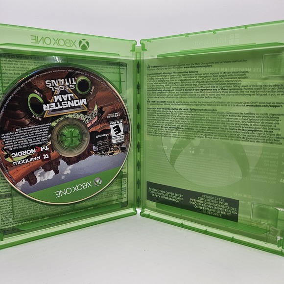 Monster Jam Steel Titans Xbox One Game Complete w/ Case & Disc THQ Nordic - Picture 2 of 3
